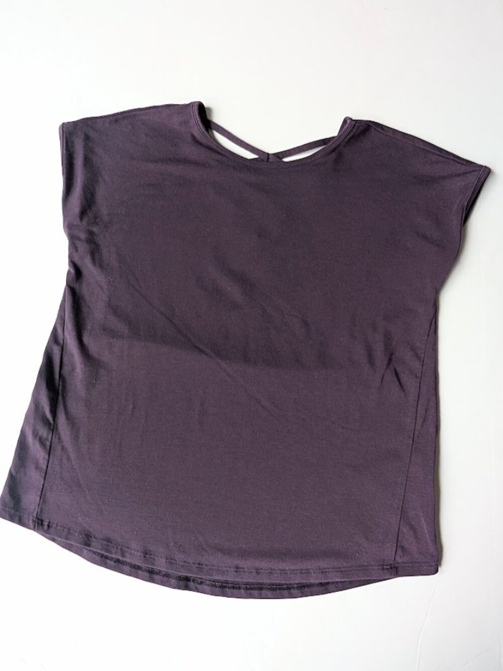 Athleta Girl Criss Cross Tee Size: M/8-10